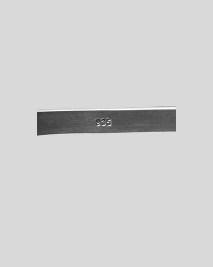 Tungskrapa i äkta 935-silver